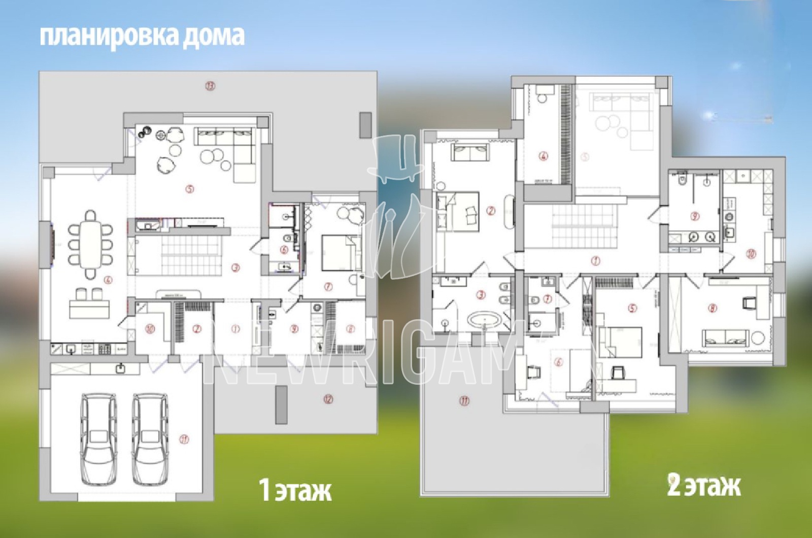 Планировка лота