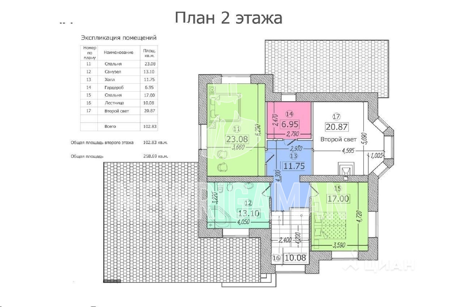 Планировка лота